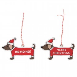Dachshund Christmas Tags By Sass and Belle Pack of 12