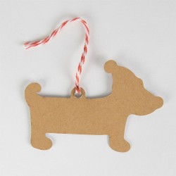 Dachshund Christmas Tags By Sass and Belle Pack of 12