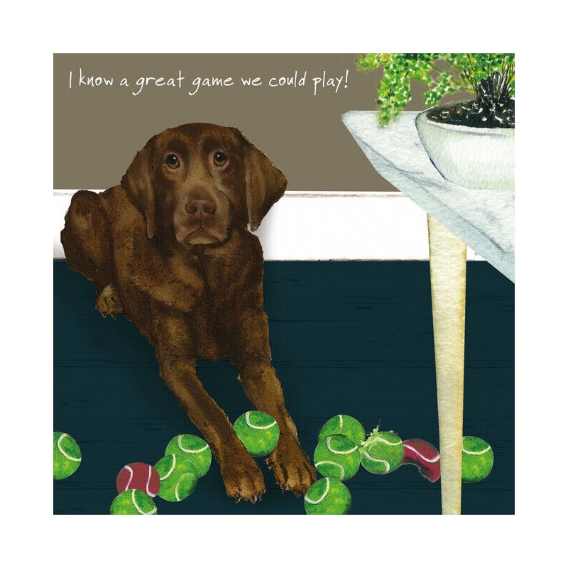 Great Game - Digs and Manor Little Dog Company Card