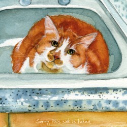 Sink Taken- Digs and Manor Little Dog Company Card