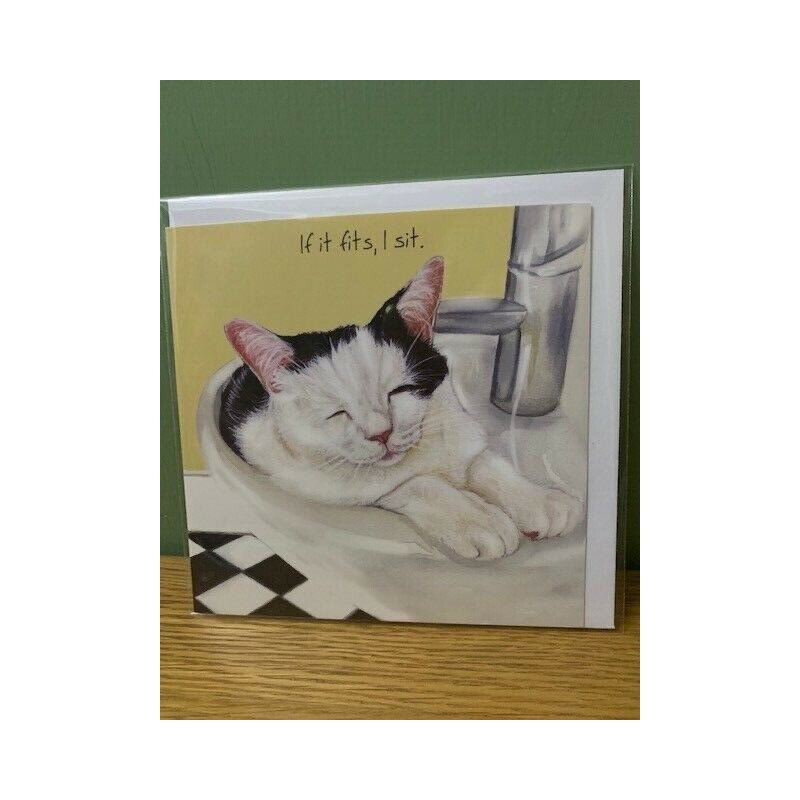 Sink Fit- Digs and Manor Little Dog Company Card