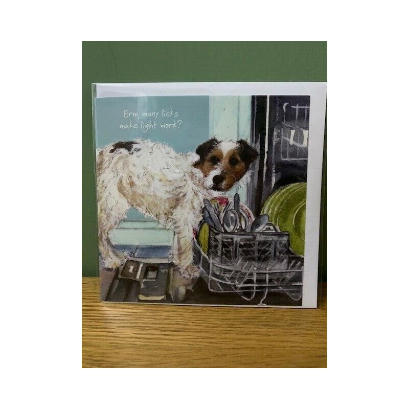 Dishwasher - Digs and Manor Little Dog Company Card