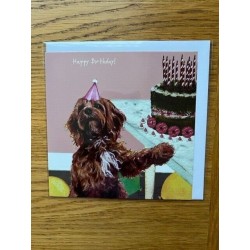 Cockapoo Party - Digs & Manor Little Dog Company Card