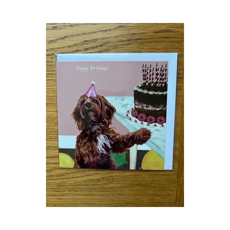 Cockapoo Party - Digs & Manor Little Dog Company Card