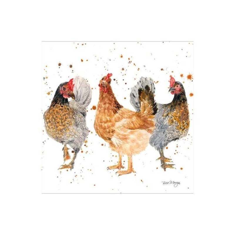 Bree Merryn Blank Greeting Card The Hen Party
