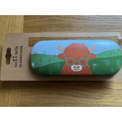 Highland Cow Glass Case
