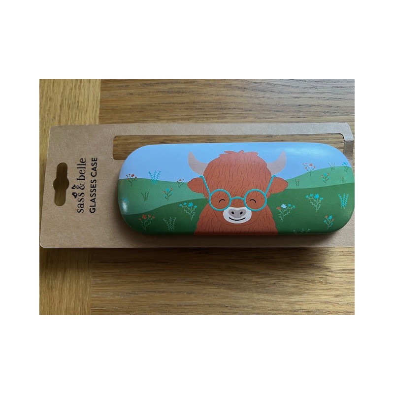 Highland Cow Glass Case