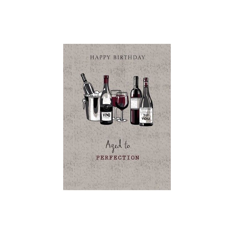 Aged to Perfection Birthday Card