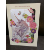 Laser Cut Unicorn Birthday Card