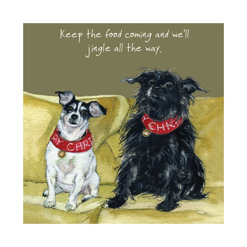 Jingle - Comical Christmas Cards by The Little Dog Company