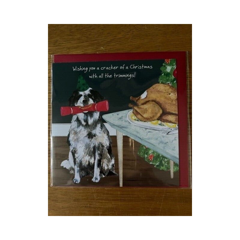 Cracker - Comical Christmas Cards by The Little Dog Company