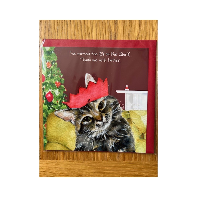 Sorted Elf - Comical Christmas Cards by The Little Dog Company