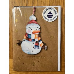 Keepsake Snowman Blank...