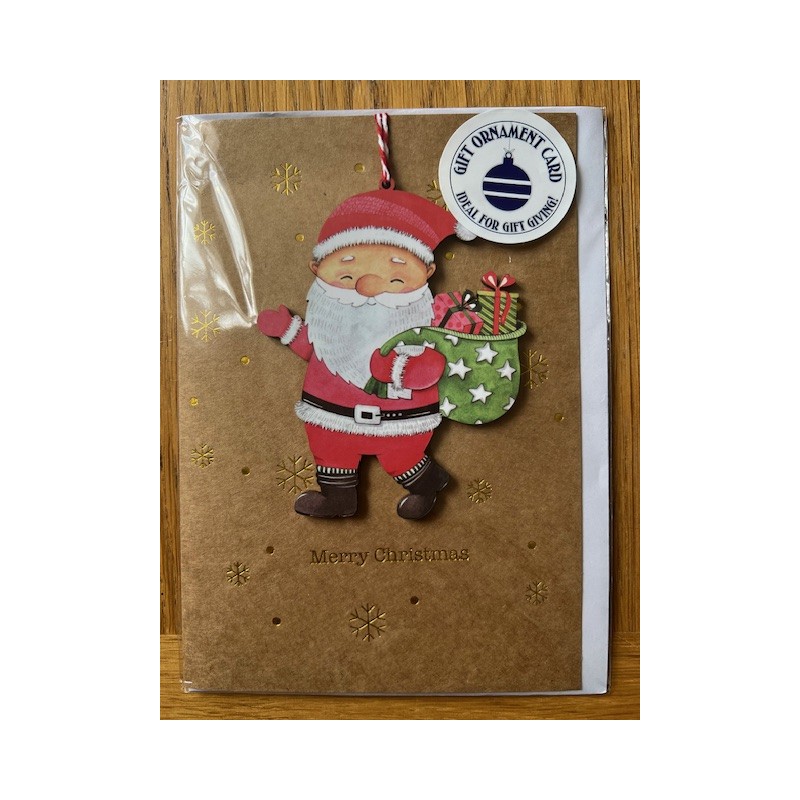 Keepsake Santa Blank Greeting Card Envelope by Alljoy