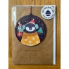 Keepsake Penguin in Jumper Blank Greeting Card Envelope by Alljoy