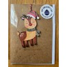 Keepsake Reindeer Blank Greeting Card Envelope by Alljoy