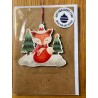 Keepsake Fox Blank Greeting Card Envelope by Alljoy