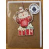 Keepsake Owl Blank Greeting Card Envelope by Alljoy