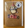 Keepsake Penguin on Presents Blank Greeting Card Envelope by Alljoy