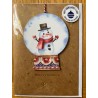 Keepsake Snow Globe Blank Greeting Card Envelope by Alljoy