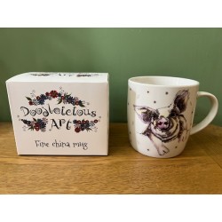 Doodleicious Pig Mug