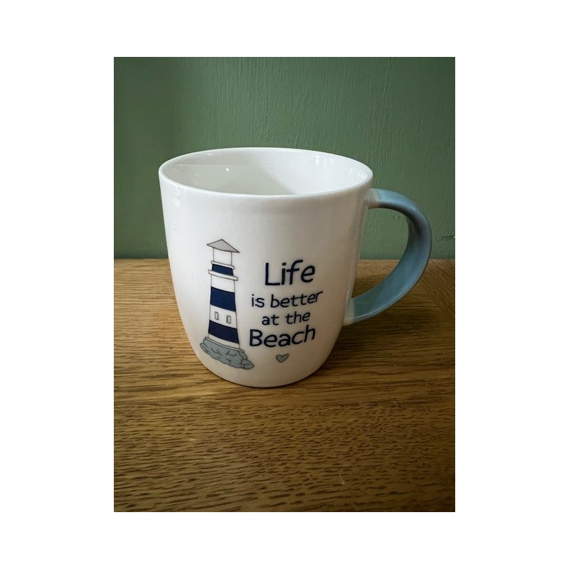 Life is better at the beach Mug