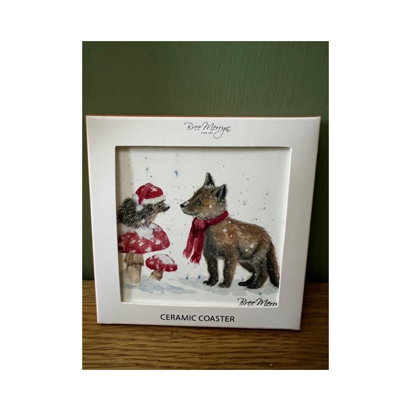 Bree Merryn Bristle and Brush Ceramic Coaster