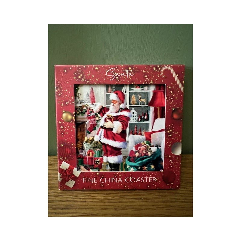 Santa Ceramic Coaster