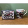 Fine China Mug Classic Motorbike Ref 4 Design