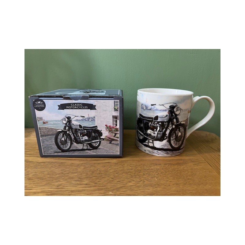 Fine China Mug Classic Motorbike Ref 2 Design