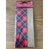 Tartan and Gold Christmas 8 Sheets Tissue Paper