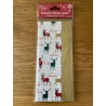 Text, Stag and Gold Christmas 8 Sheets Tissue Paper