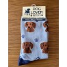 Red Dachshund Unisex one size Socks