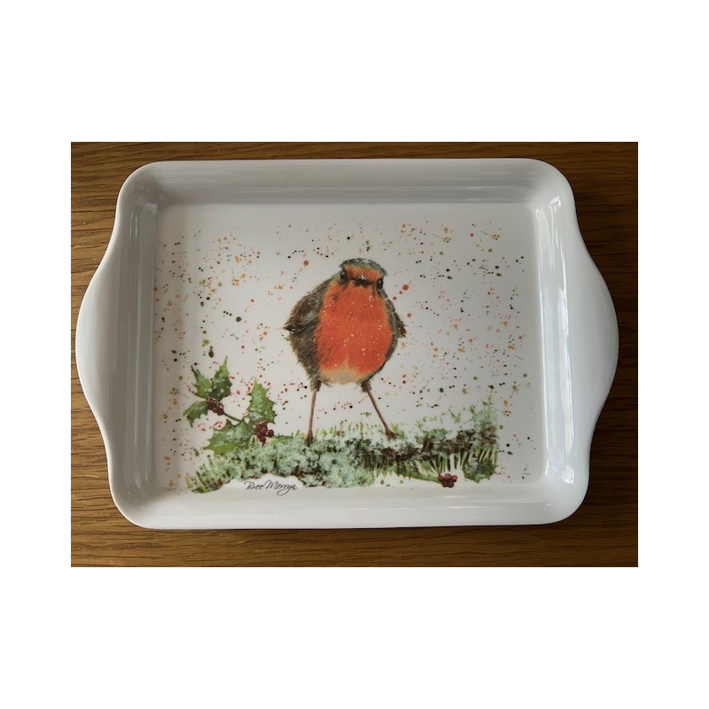 Bree Merryn Christmas Ray Robin Small Tray