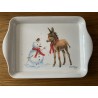 Bree Merryn Christmas Donkey and Snowman Small Tray