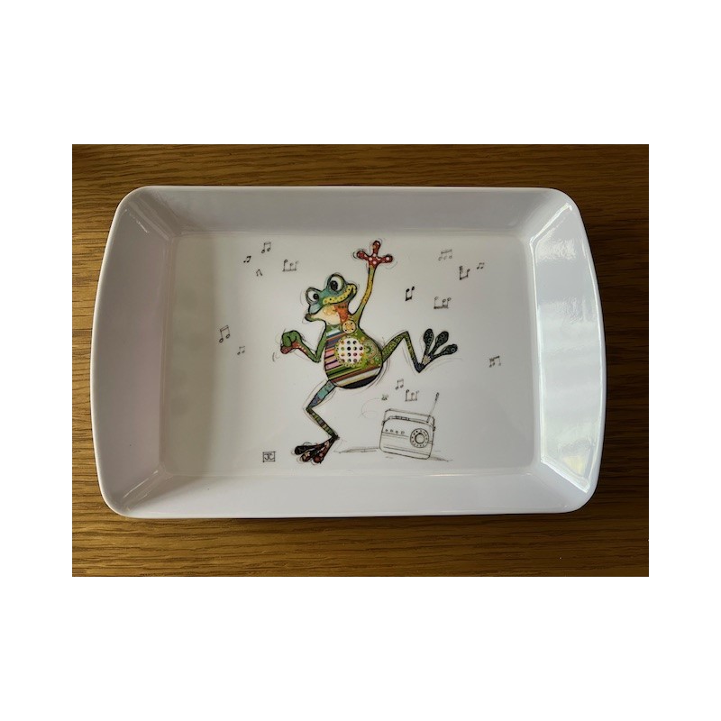 Bug  Art Freddie Frog Snack Tray