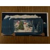 Message in a Bottle 3D Christmas Card Snowmen and Tree