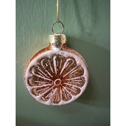 Orange Slice Christmas Bauble