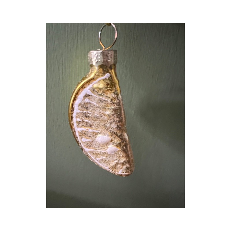 Lemon Wedge Christmas Bauble