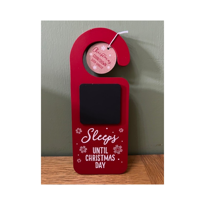 Wooden Christmas Countdown Hanger