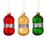 Sass & Belle Box of 3 Balls of Wool Christmas Baubles