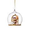 Sass & Belle Afternoon Tea Christmas Dome Bauble Decoration