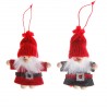 Santa Gonk Hanging Decorations - Set of 2