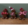 Gingerbread Men Hanging Decorations - Set of 3