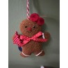 Gingerbread Men Hanging Decorations - Set of 3