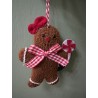 Gingerbread Men Hanging Decorations - Set of 3
