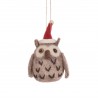 Sass & Belle Christmas Owl Hanging Decoration