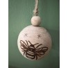 Sass & Belle Wooden Bee Christmas Bauble