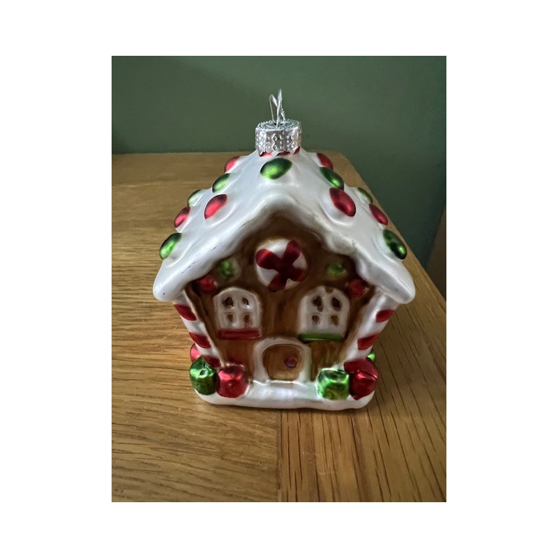 Sass & Belle Large Gingerbread House Christmas Baubles
