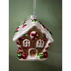 Sass & Belle Large Gingerbread House Christmas Baubles